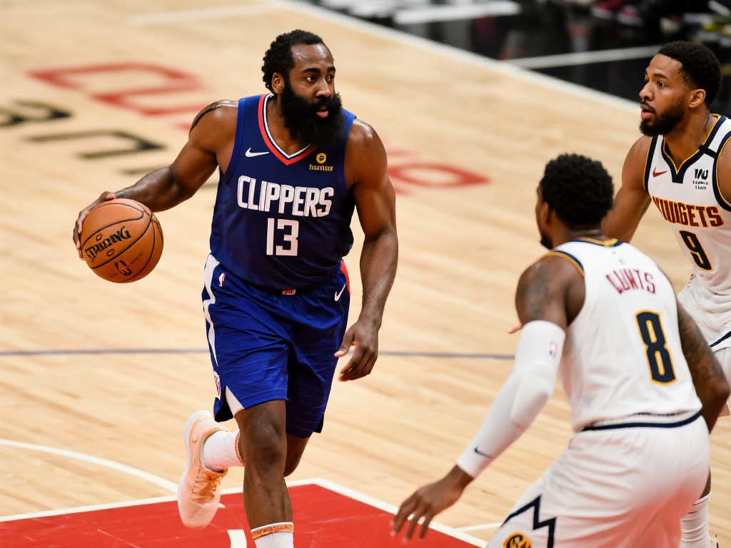 在这场备受关注的比赛中，哈登的表现堪称现